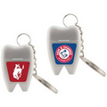 Tooth Shaped Keychain Dental Floss